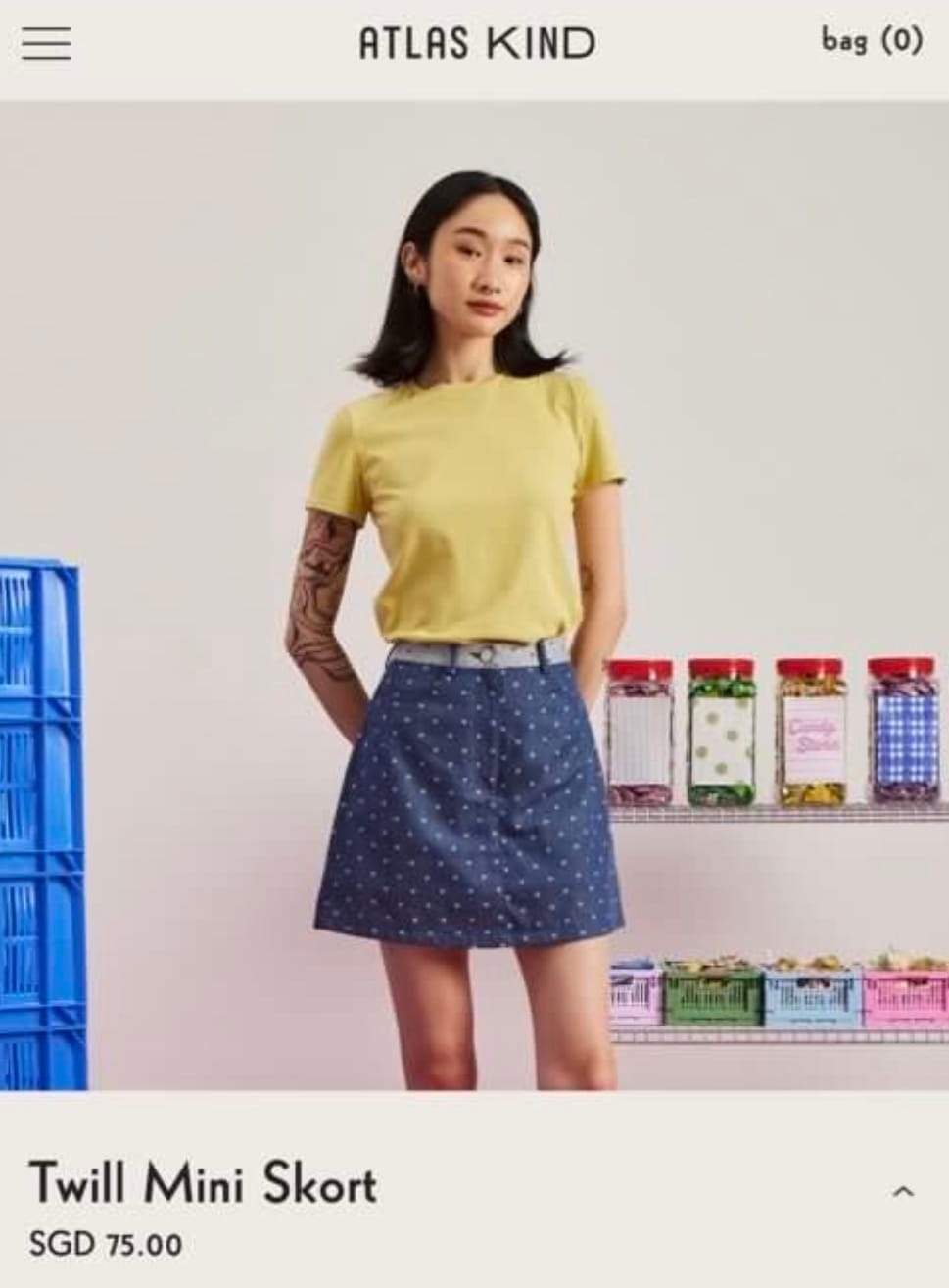 Atlas Kind Twill Mini Skort - Photo 4