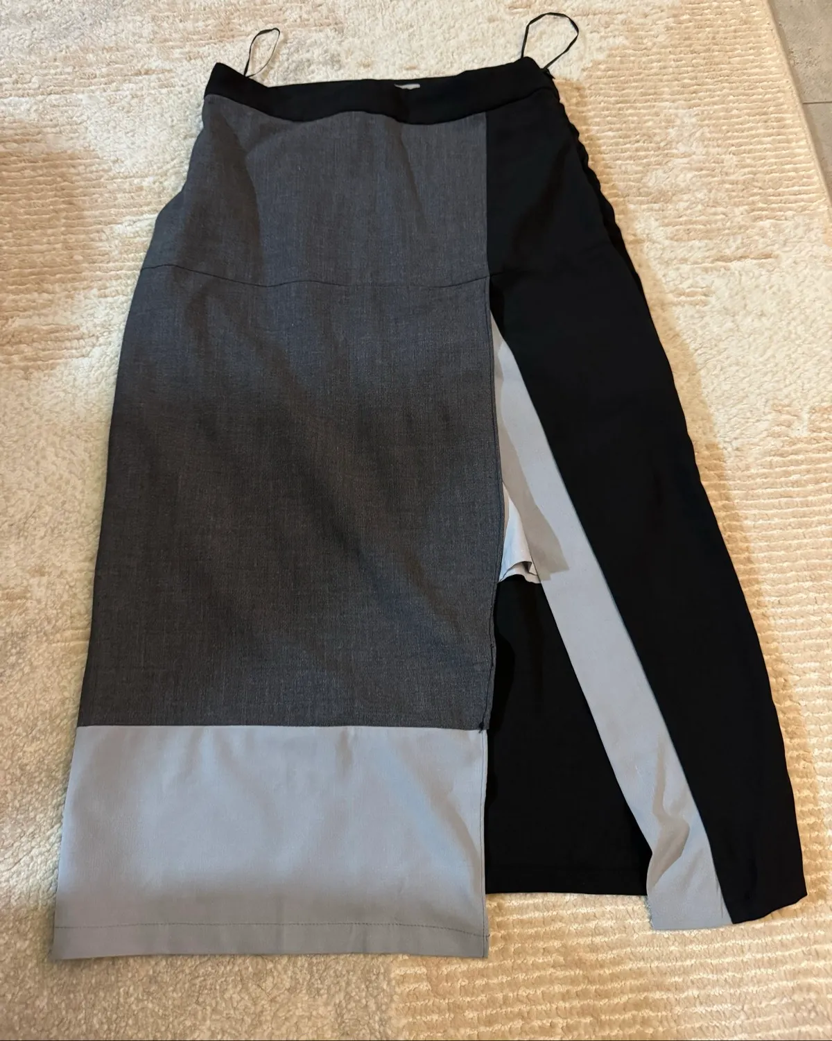 Mds Mds Chic Colorblock Midi Skirt - Photo 3