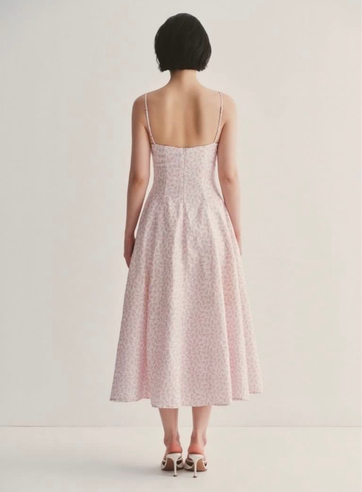 Caramel Monster Renne Midi Dress in Bellflower Blush - Photo 5