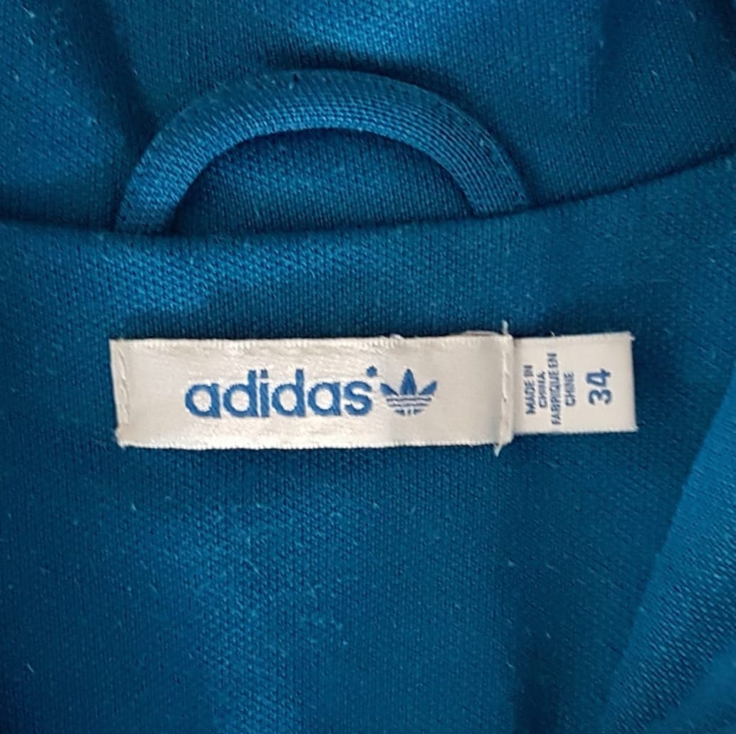 Adidas Vintage Adidas Tracksuit, Retro Sky Blue Zipper Jacket, Cosmopolitan, High Collar Coat, Cool Biker Jacket, Sleek ADIDAS Outerwear, Sophistication, Roadster, Travel Essentials, Backpackers, Streetwise, Pop Culture, Geek, Cult Street Fashion - Photo 6