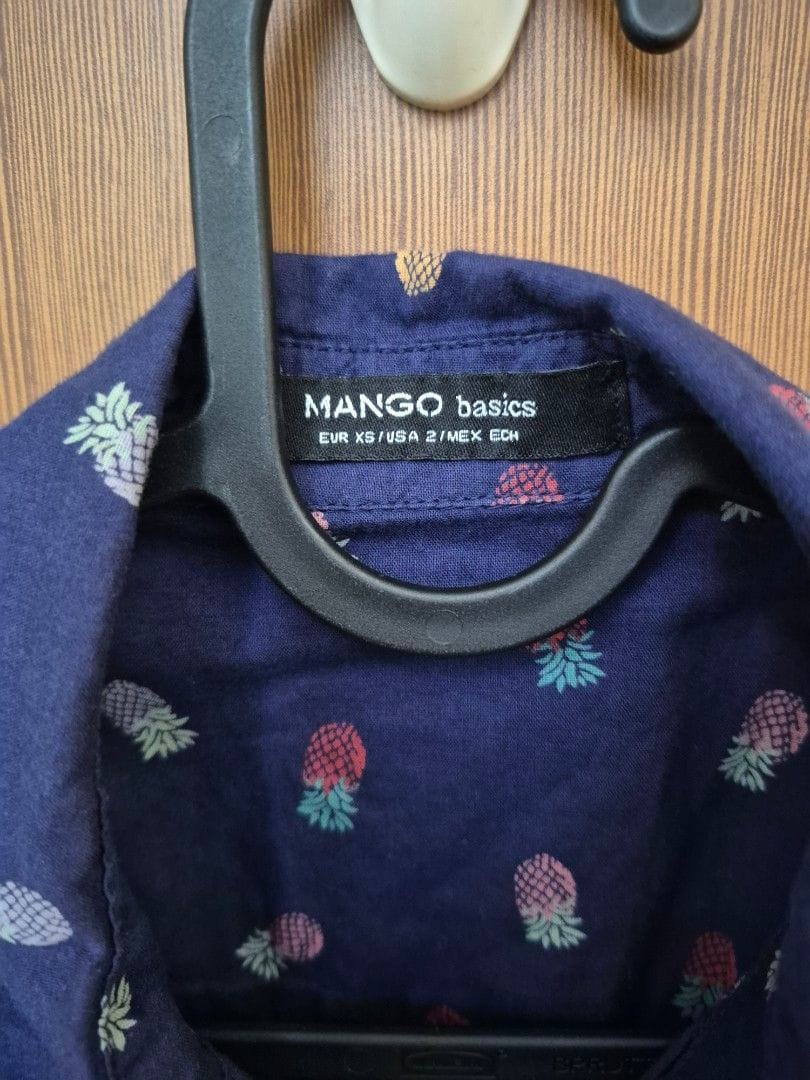 Mango Mango Pineapple Print Shirt - XS 🌴 - Photo 2