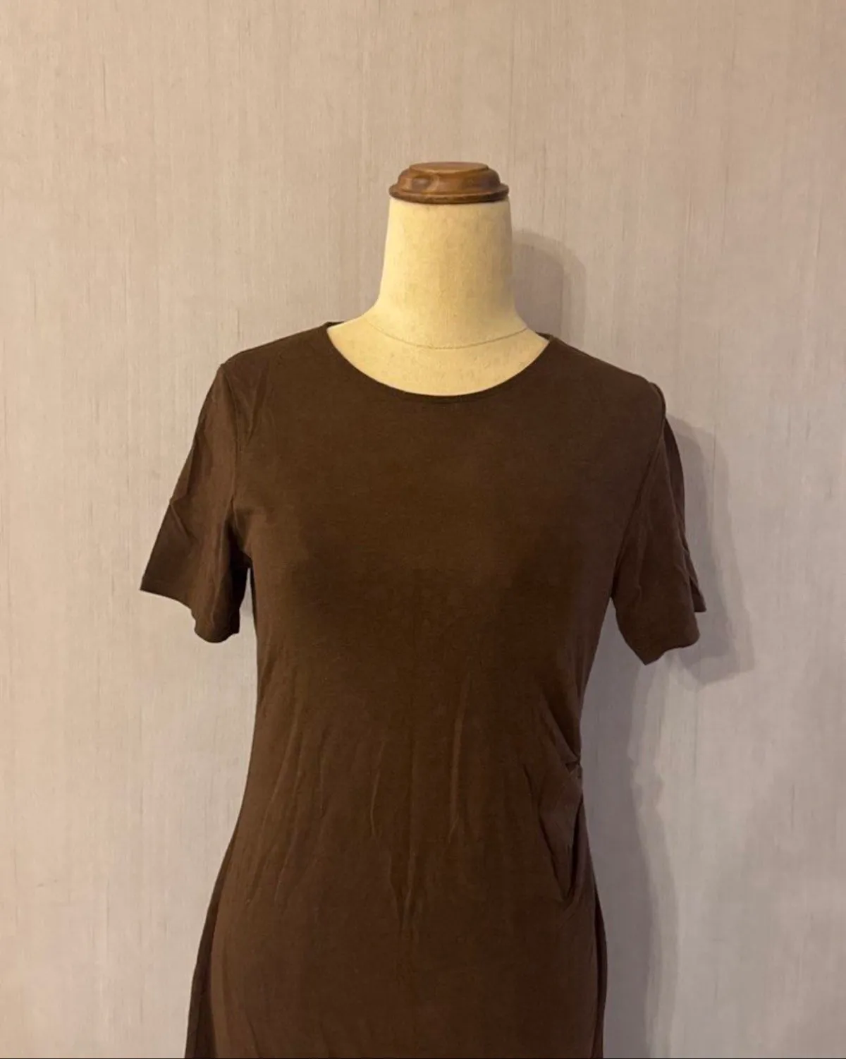 Uniqlo Brown Midi Dress - Photo 2