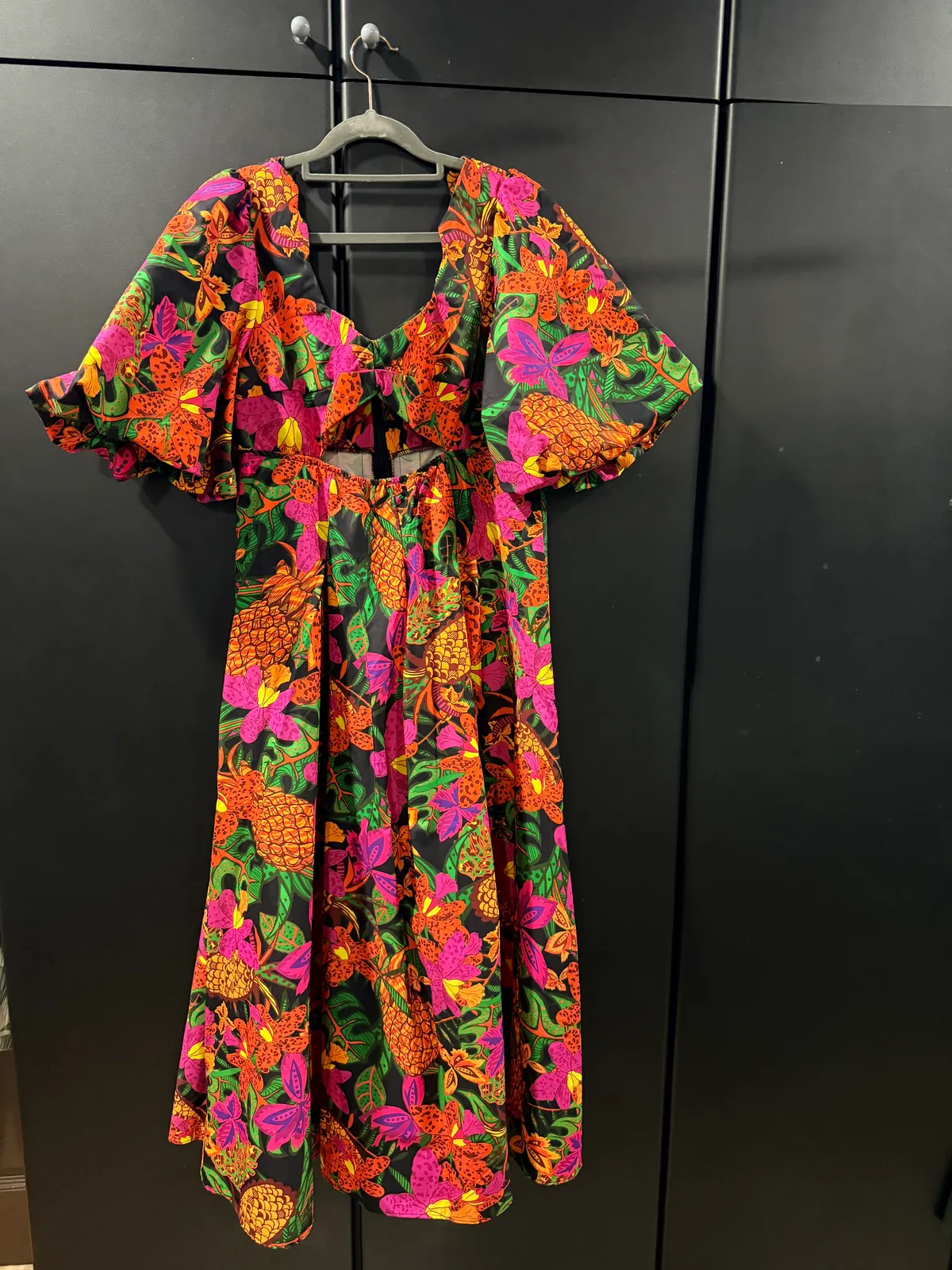 Vibrant Floral Maxi Dress