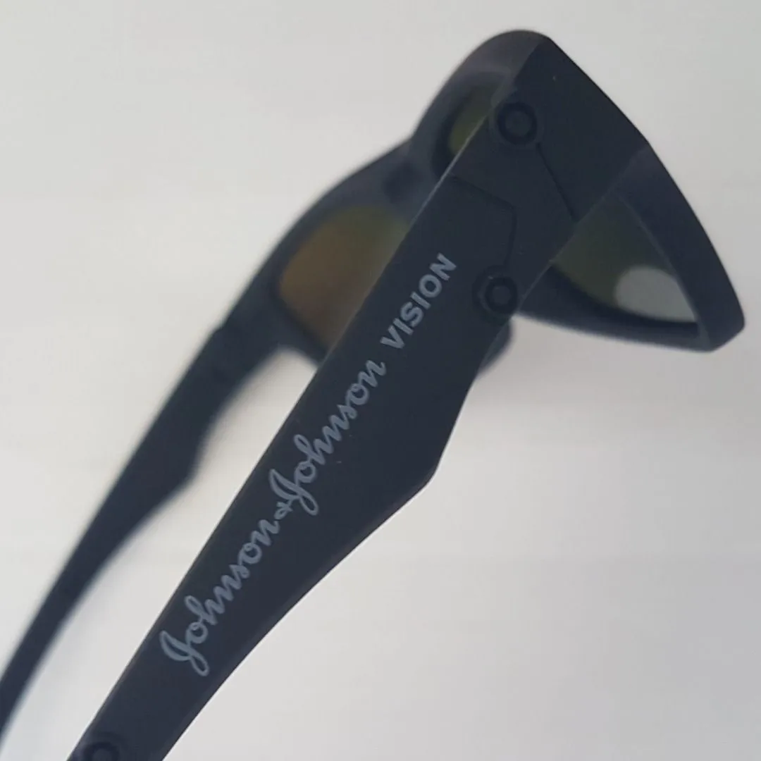 Johnson & Johnson Johnson & Johnson Vision Sunglasses, Polarized Blue Mirrored Lenses, UV Protection, Cosmopolitan, Sunshades, Sleek Designer Shades, Professional Eyewear, Safety Glasses, Cool Looking Goggles, Sophistication, Streetwise, Pop Culture, Everyday Fashion - Photo 10