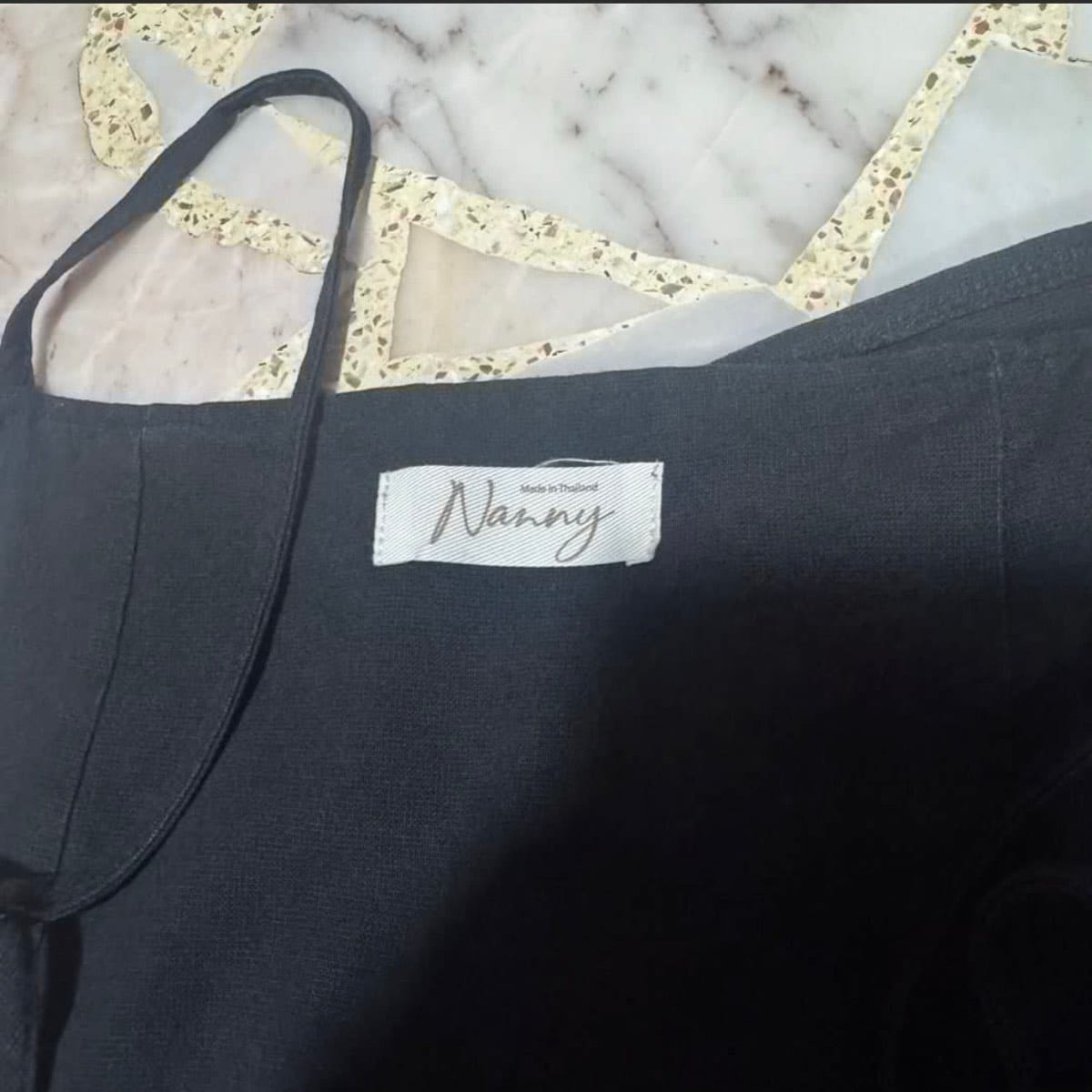 Chic Black Spaghetti Strap Bareback Midi Dress - Photo 3