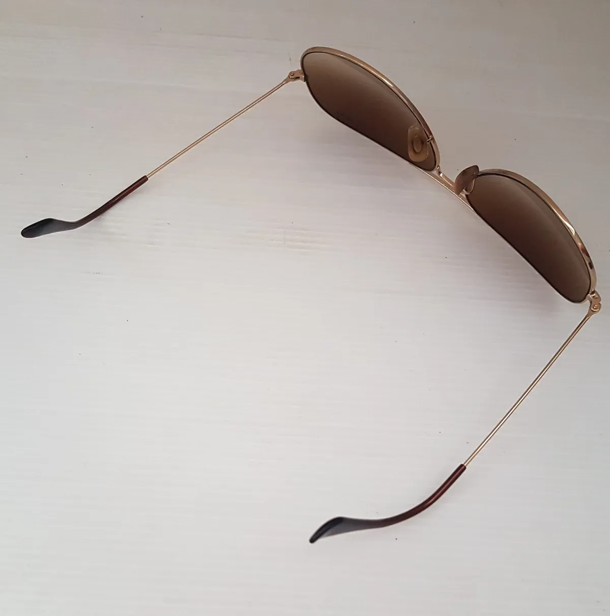 RAYBAN Original RAYBAN Sunglasses, Model RB3025, Aviator LARGE Metal 001, RETAIL $295, Bausch & Lomb USA, Gold Frame, Brown Gradient Lenses, Full Rim, Cat 3 UV Protection, Polarized, Classic Aviator Eyewear, Top Gun, Maverick, Tom Cruise, Legendary Pilot Fashion - Photo 9