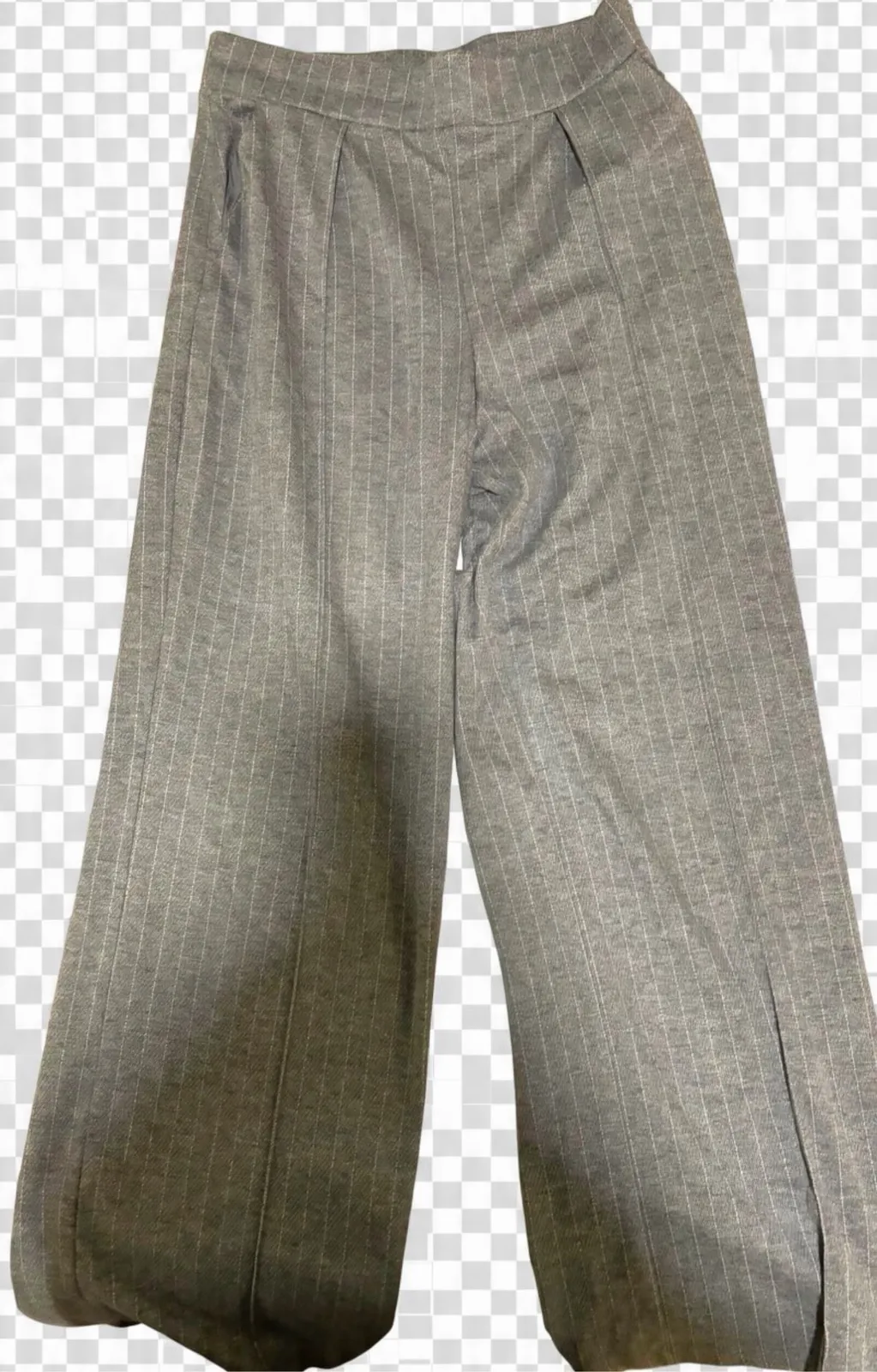 H&M Grey Wide-Leg Pants