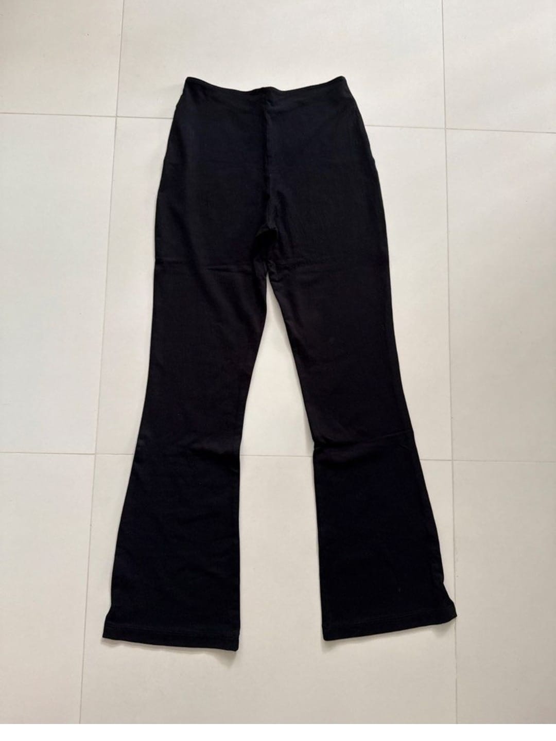 Chaos Comfy Black Chaos Flare Pants - Photo 2