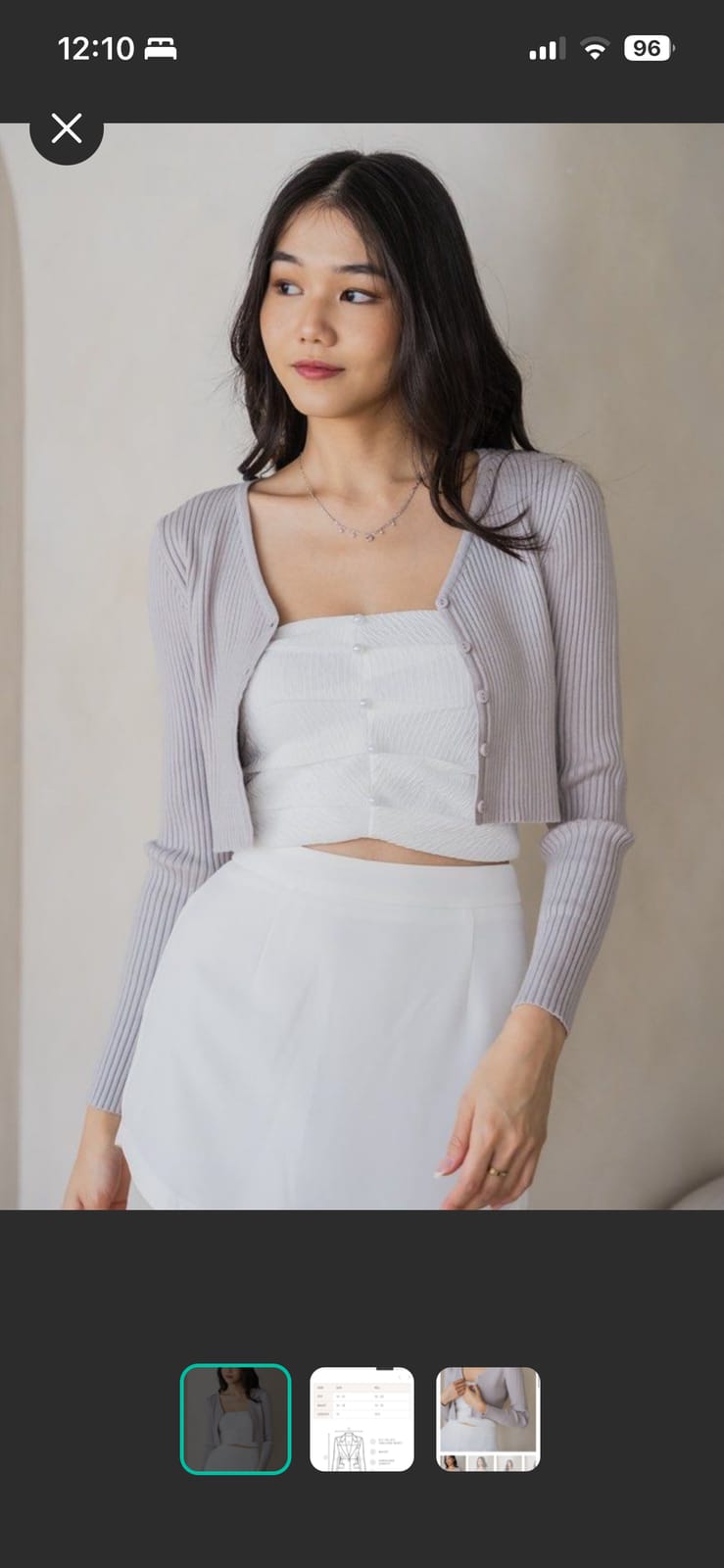Lavender Haze Carrislabelle Crop Cardigan (BNWT)