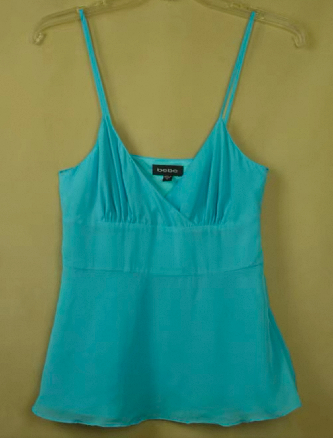 Bebe Turquoise Sleeveless Top