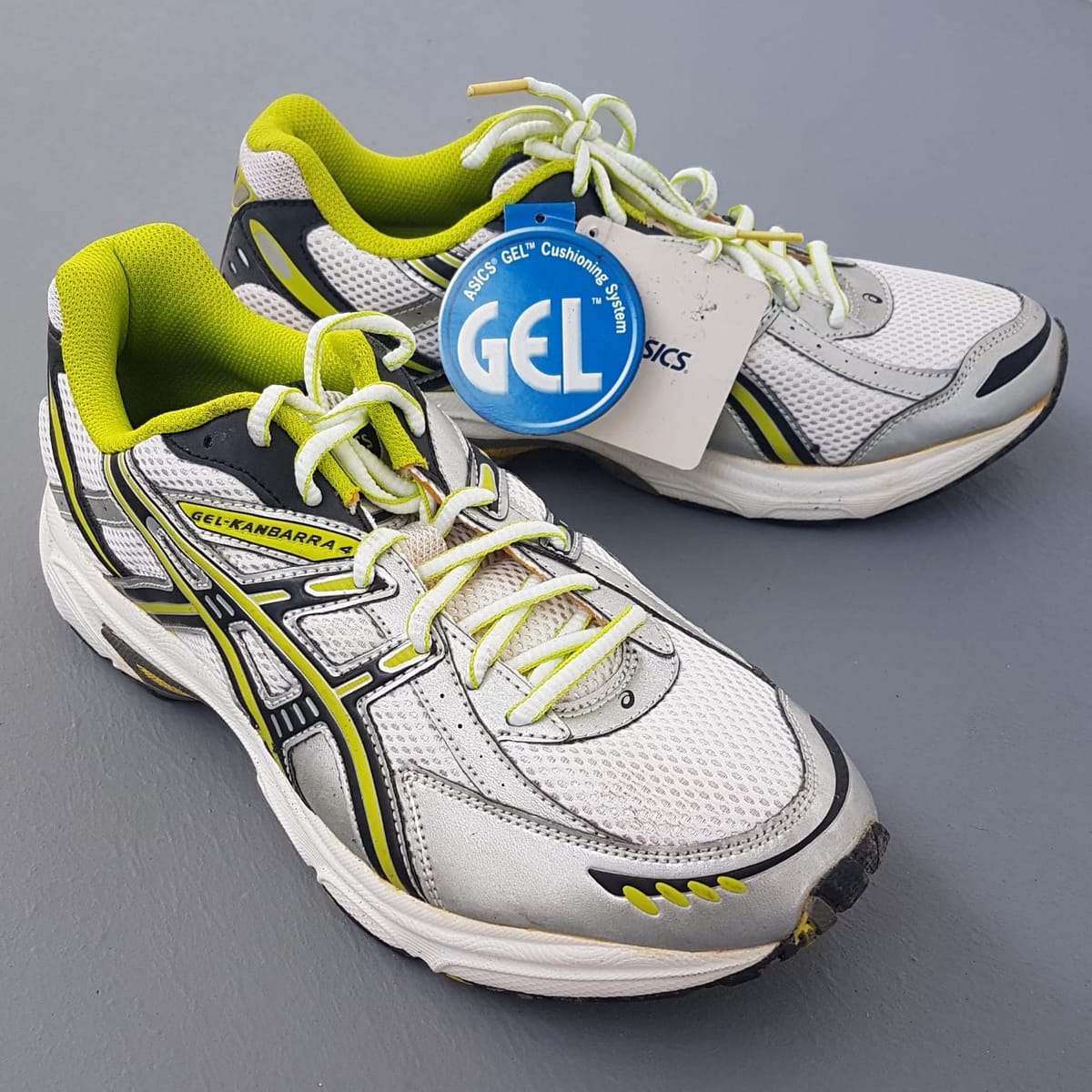 ASICS  Original Asics Designer Sneakers, JAPAN, Asics Gel-Kanabarra 4 SP, Cosmopolitan, Sleek White Running Shoes with Yellow Accents, ASICS® GEL-Kanbarra® 4, EUR 40, US 7, Sophistication, Streetwise, Pop Culture, Roadster, Cult Street Fashion, Active Lifestyle - Photo 7