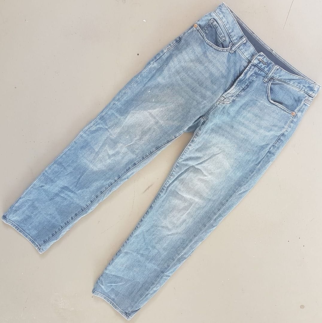 Retro Giordano Light Wash Denim Jeans (Size 30)