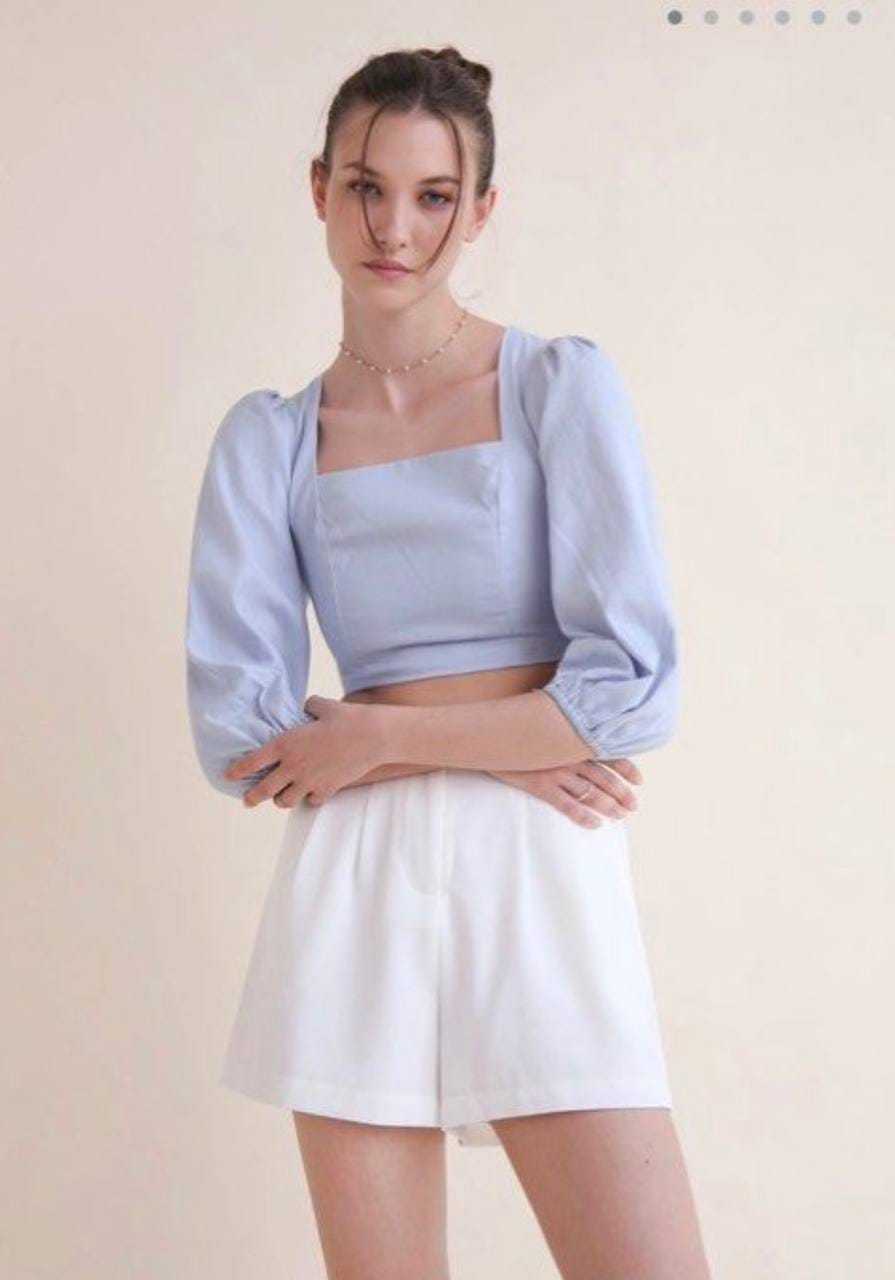 The Wllow Label TWL Celine Square Neck Top 