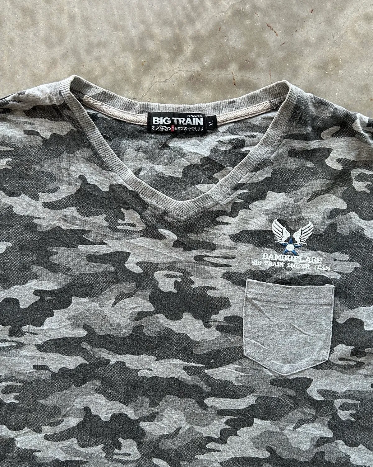 Big Train Camo Graphic Tee with Pocket - Photo 3