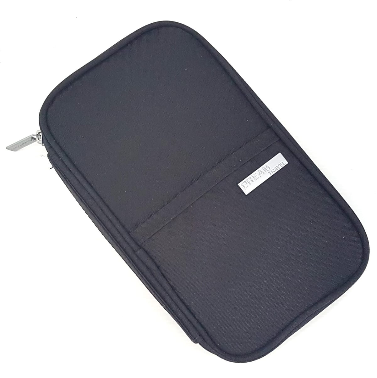 Original DREAM TRAVEL Pouch, Cool Travel Organizer, Cards, Monies & Document Holders, Sleek Black Clutch, Satchel, Cosmopolitan, Urban Style, Continental, Intricate Design, Sophistication, Luxury Living, Pop Culture, Cult Street Fashion, Brand New Condition