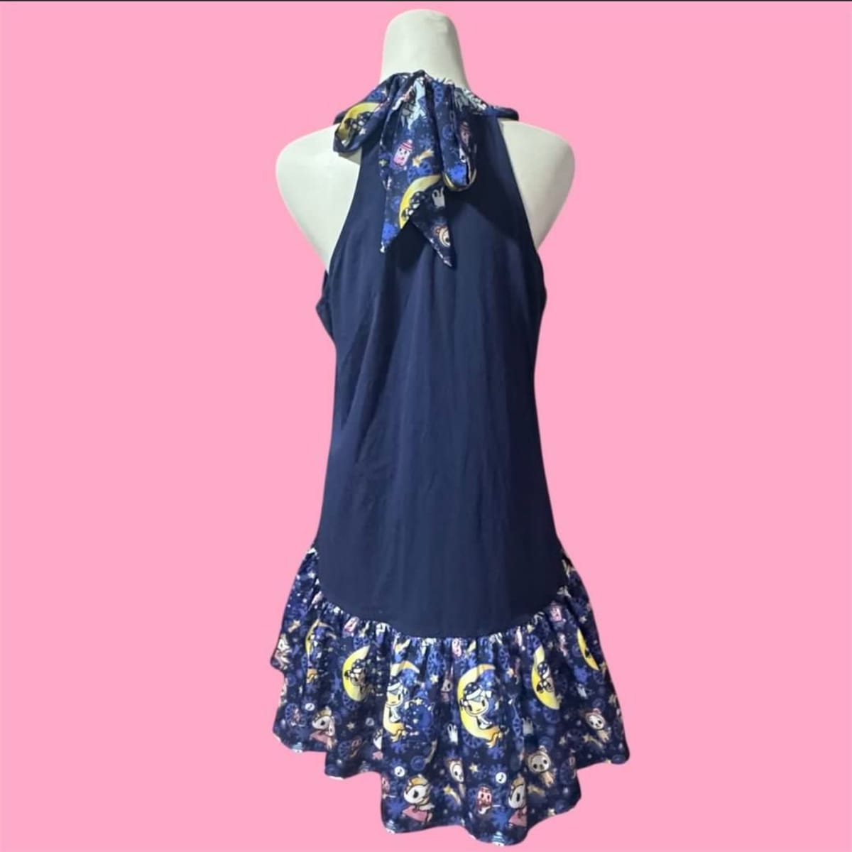 Tokidoki Enchante-SG Tokidoki Navy Halter Dress  - Photo 4