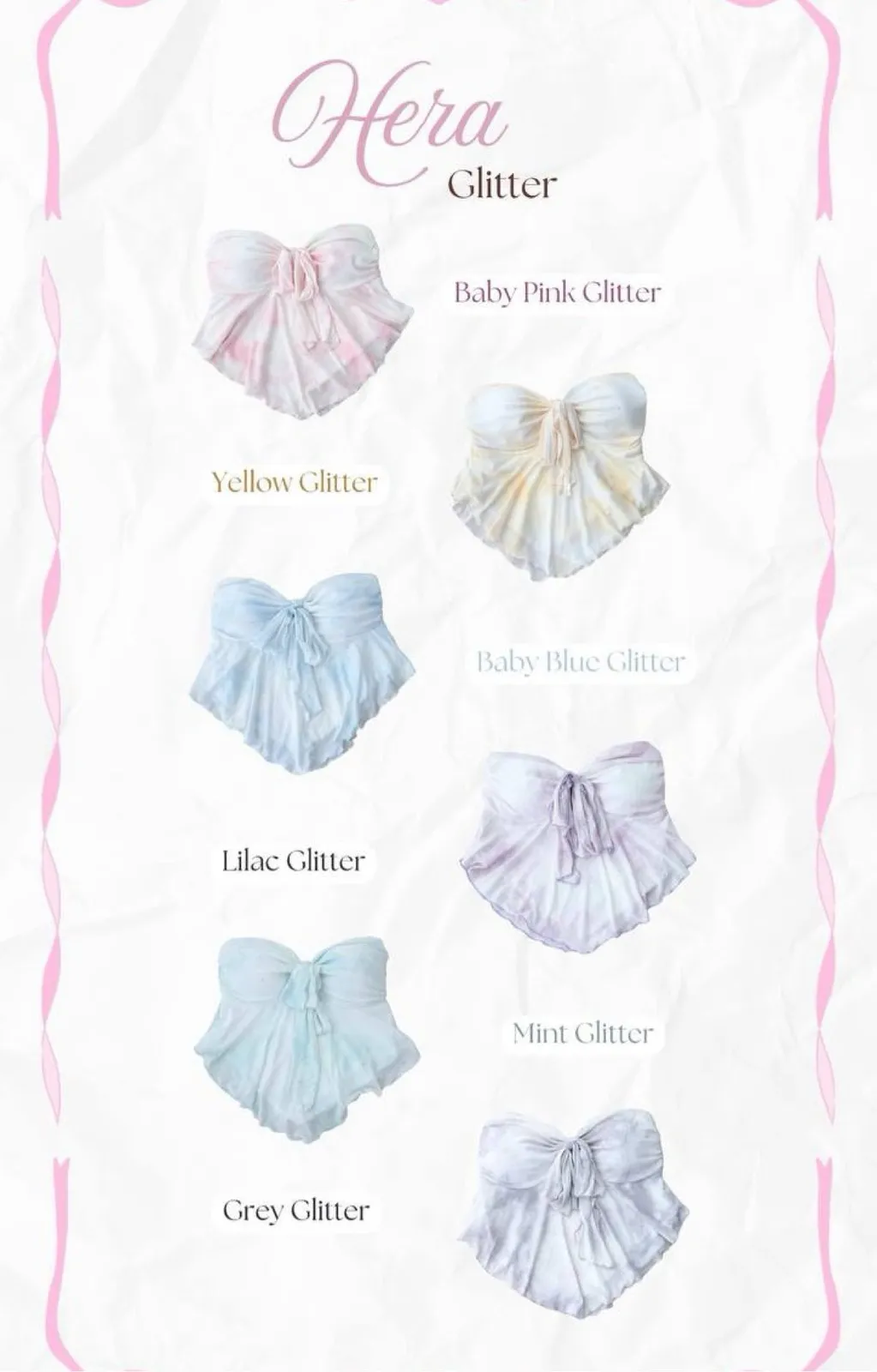 Hera Lace Glitter Top Blind Box Series in Lilac