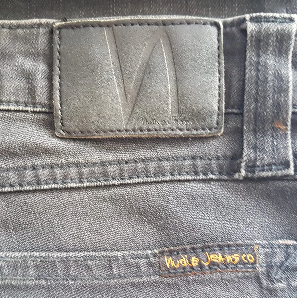 Nudies Original NUDIES Denim Jeans, Black Work Pants, Size 28, Cool Bottoms, Organic Model, made with Love, Straight Cut, Skinny, Urban Style, Elegant, Cosmopolitan, Stylish Trousers, Sophistication, Streetwise, Pop Culture, Timeless Appeal, Everyday Fashion - Photo 5