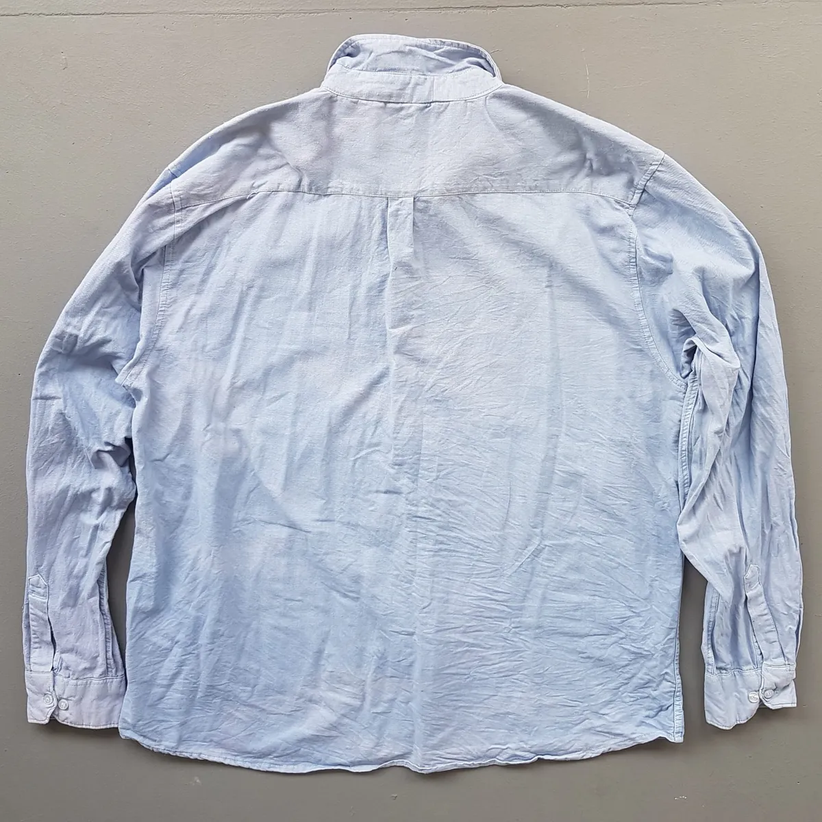 Ralph Lauren Retro Ralph Lauren Long Sleeved Shirt, Size 4XL, Smart Oxford Shirt, Original POLO by Ralph Lauren Designer Apparel, Light Blue Top, Cosmopolitan, Embroidered RL Polo Logo, All American, Luxury Lifestyle, Urban Style, Timeless Appeal, Cult Street Fashion - Photo 2