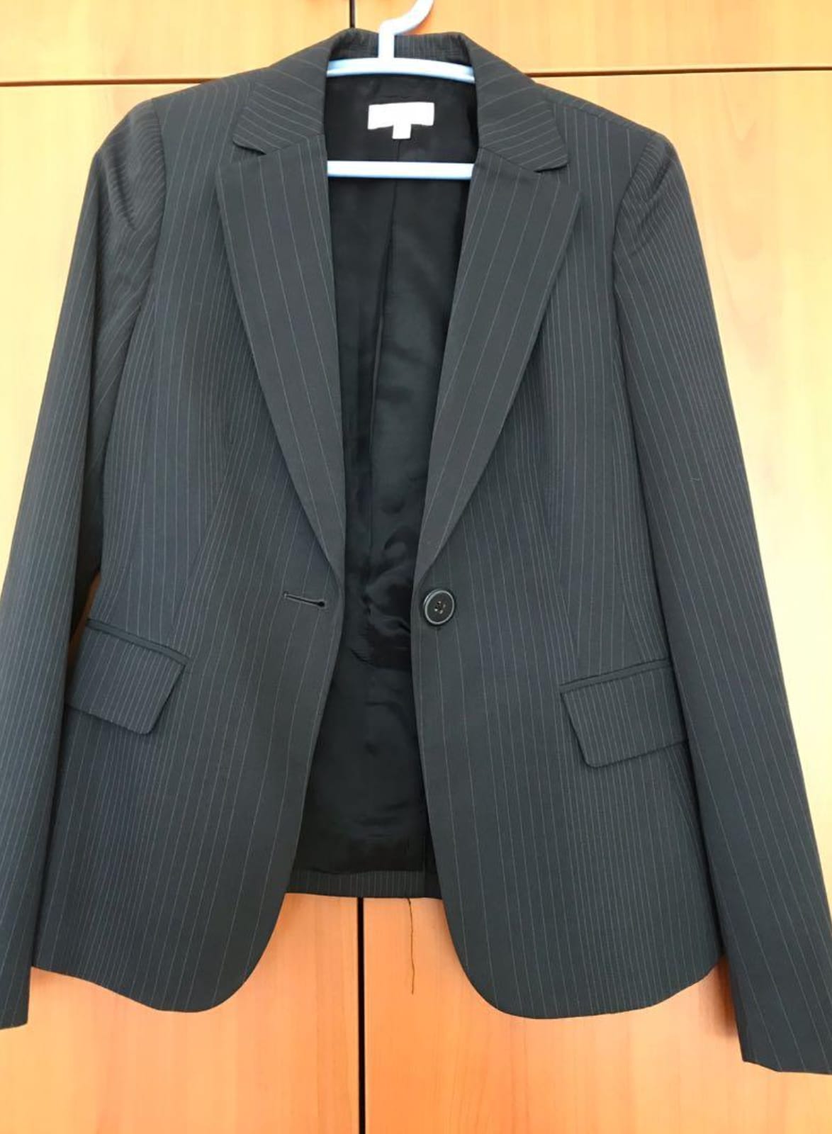 Sleek Pinstripe Blazer