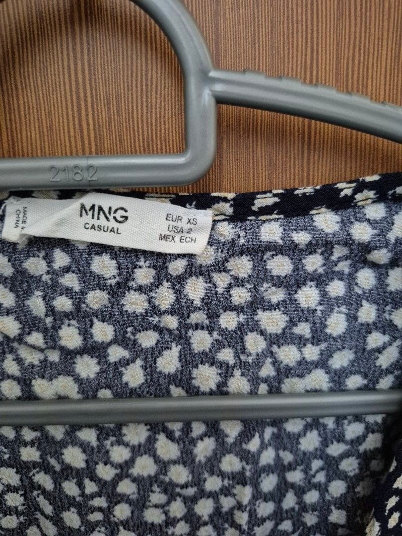 Mango Mango Floral Navy Top & Skirt Set - XS, Super Cute! - Photo 10