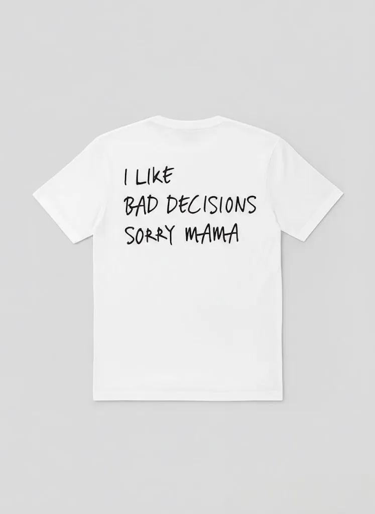 NA White Letter Printed Word Casual Basic Round Neck Top Short Sleeve T-Shirt Shirt - Photo 2