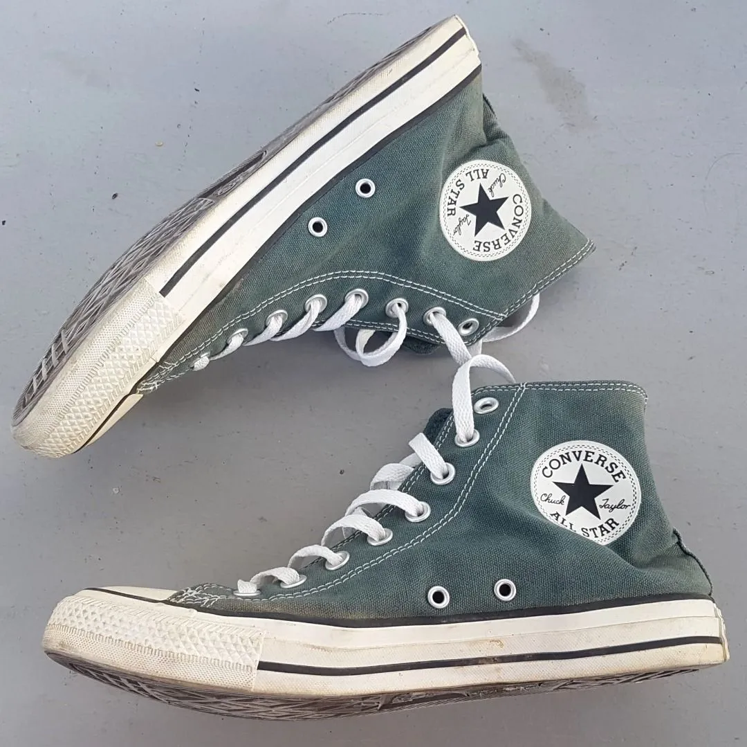 Converse Retro Converse Chuck Taylor All Star Faded Spruce Sneakers, Converse Ankle Top Shoes, US 8, EUR 41.5, CM 26.5, Cosmopolitan, Old Skool, Roadster, Pop Culture, Hip Hop, Rock Star, Cult Street Fashion, Timeless Classic, Urban Style, Everyday Shoes - Photo 5