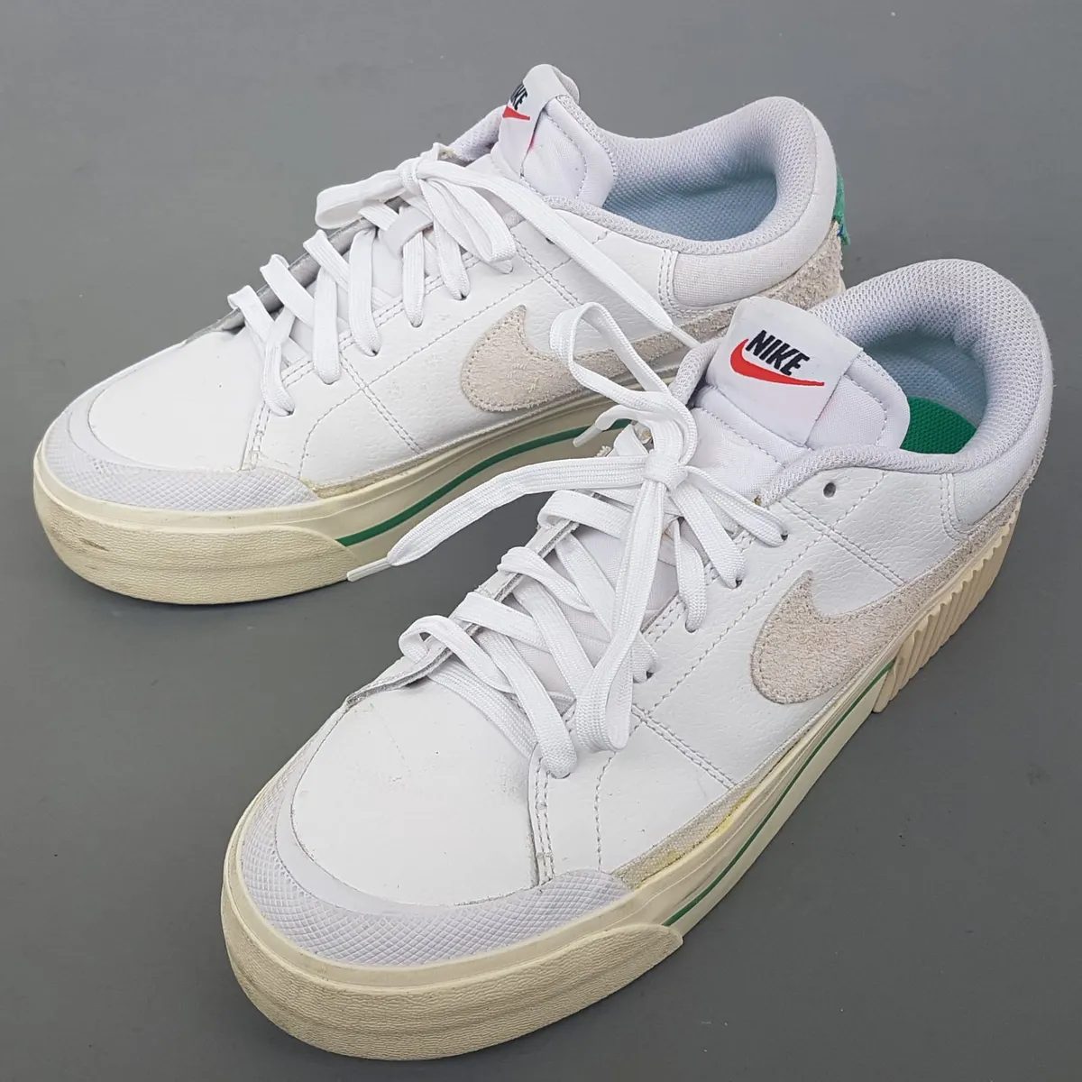 Nike Original NIKE COURT LEGACY LIFT Sneakers, US 9.5, UK 7, EUR 41, CM 26.5, Cosmopolitan, Cool White & Stadium Green Colorway, Sleek Designer Shoes, Cult Street Fashion, Sophistication, Roadster, Pop Culture, Timeless Appeal, Pop Culture, Everyday Runway - Photo 6