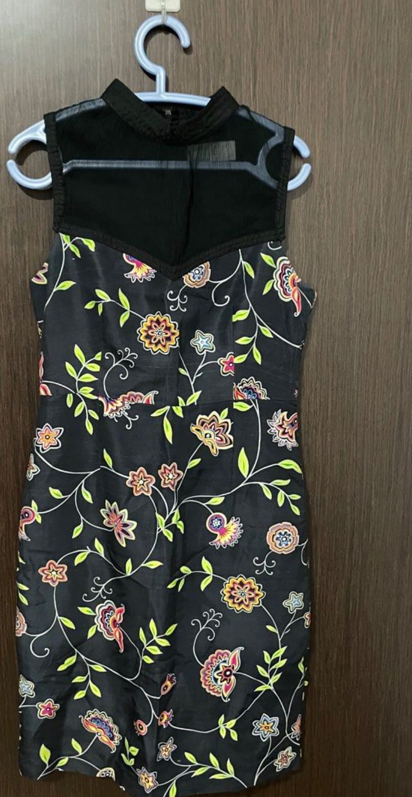 Miso Chic Floral Black Dress - Designer Miso dress