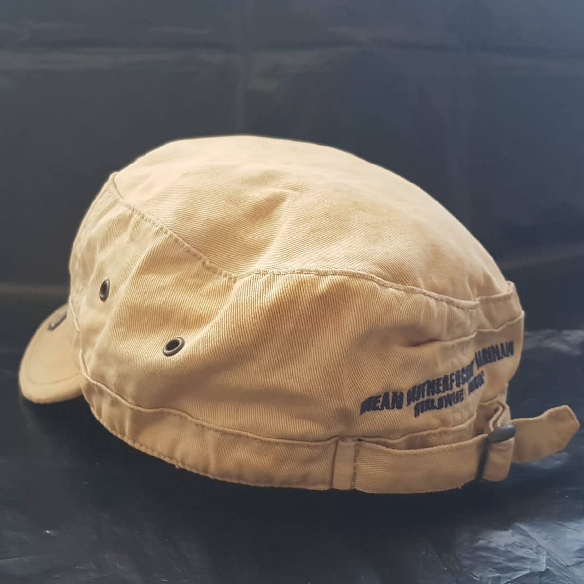 DSQUARED2 Luxury Dsquared² Designer Cap, 1964, Cosmopolitan, Cool DS2 Khaki Baseball Cap, MEDIUM, One of the Rarest Model, Limited Edition, Sleek Slogan, Mean Motherfuckin’ Marina 10 Worldwide Cruising, Car Rally, F1 Racing, Jockey Cap, Roadster, Timeless Appeal - Photo 6