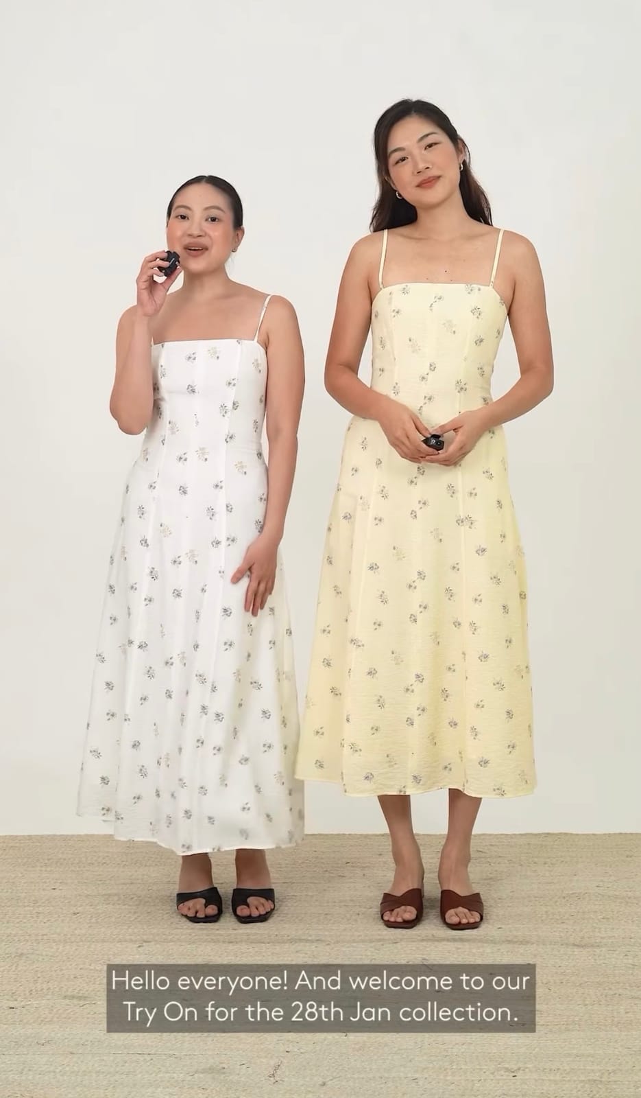 Love and Bravery Amanda Floral Print Cami Midi Dress