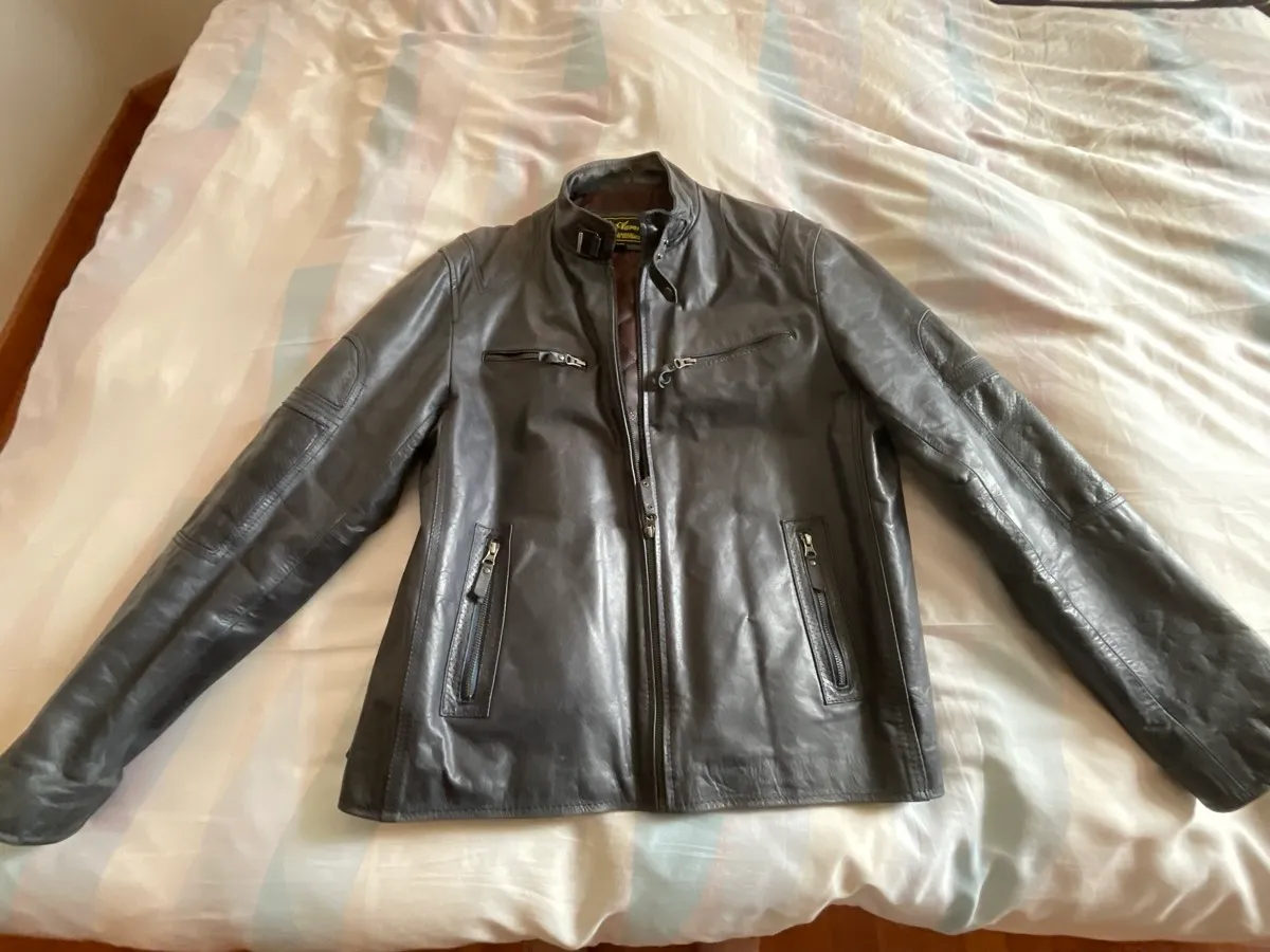 Australian Designer Sleek Black Leather Jacket