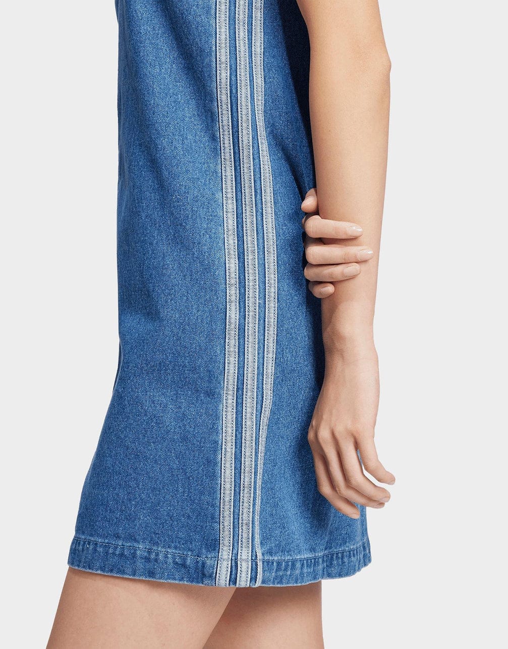 Adidas Adidas Blue Denim Tank Dress - Photo 3
