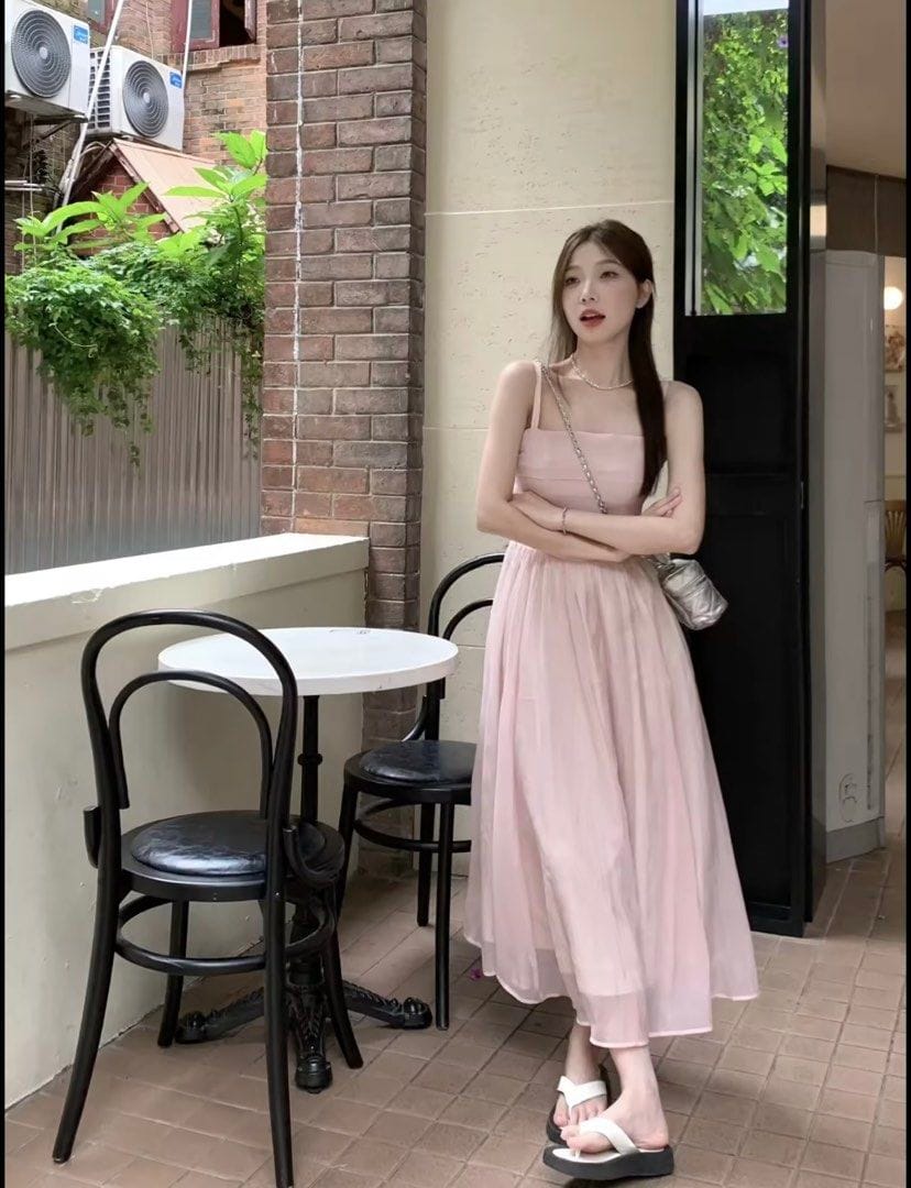 Soft pink fairy-core summer dress 👗✨ - Photo 3