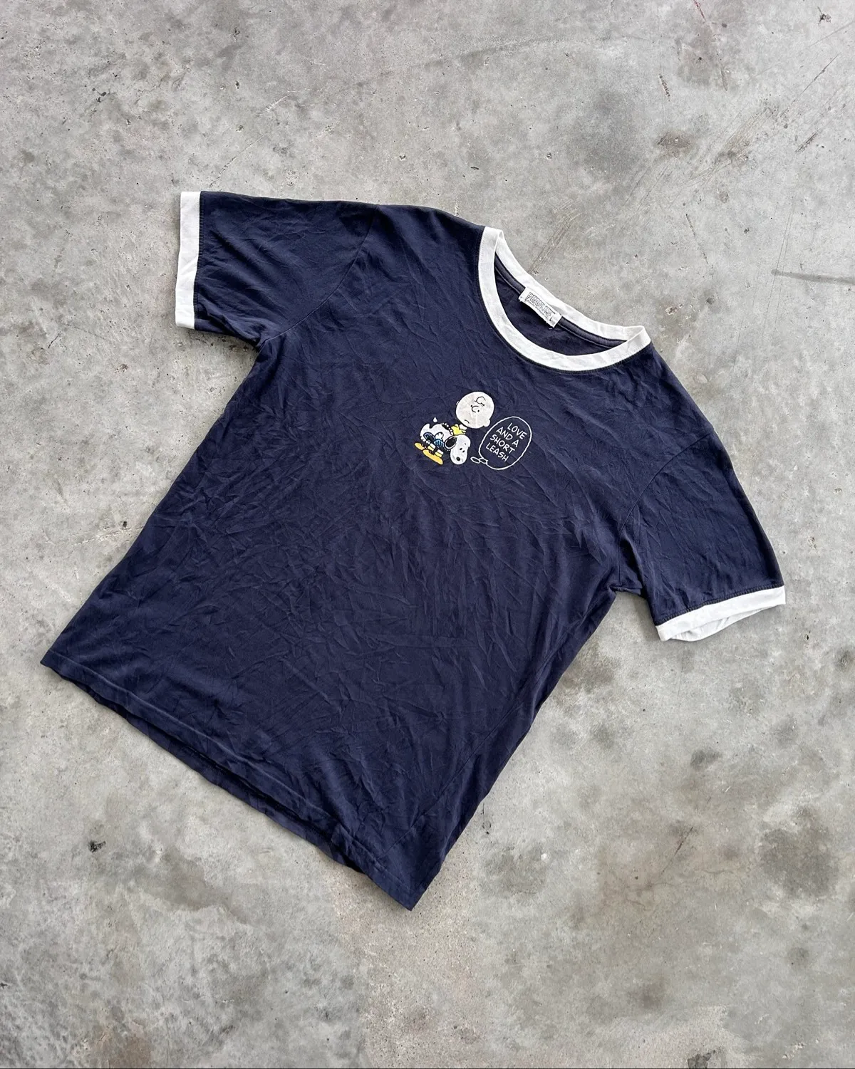 Peanuts Vintage Graphic Ringer Tee