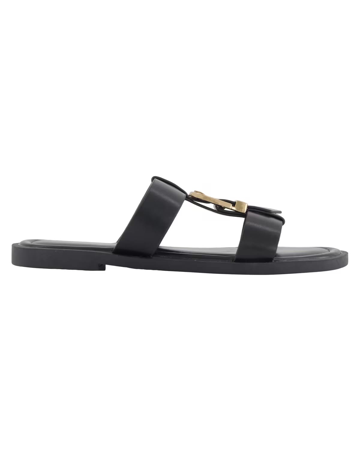 Black Buckle Sliders - Photo 3