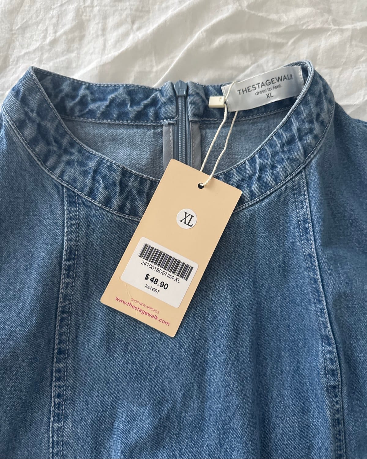 TheStageWalk Denim Dress XL