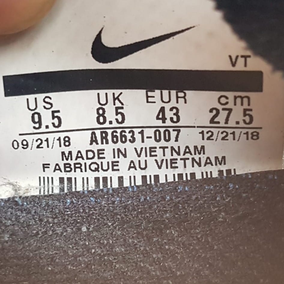 Nike Original Nike Air Vapor Max 2019 Sneakers, Gray, Beige, Gold & Yellow Colorway, Cosmopolitan, US 9.5, UK 8.5, EU 43, CM 27.5, NIKE Running Shoes, Sleek Design, Urban Style, Timeless Appeal, Sophistication, Streetwise, Pop Culture, Cult Street Fashion - Photo 6