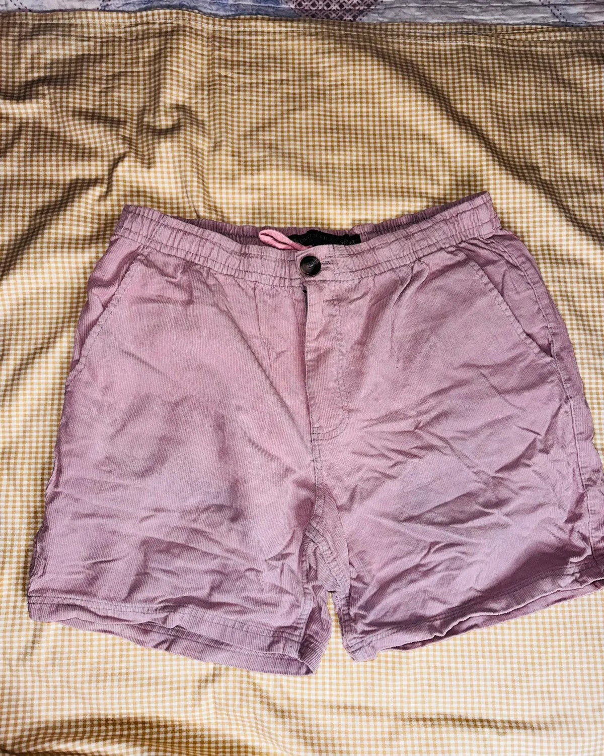 Comfy Pink Corduroy Shorts