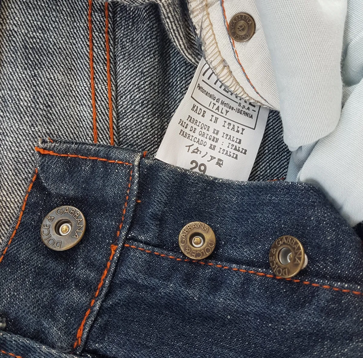 DOLCE & GABBANA Retro DOLCE & GABBANA Denim Jeans, Made in ITALY, Versatile D&G Bootcut Flare Bottoms, Cosmopolitan, ITALIAN Designer Wear, New with Tag, Sophistication, Nostalgic Appeal, Vintage Pants, Timeless Classic, Luxury Living, Cult Street Fashion - Photo 7