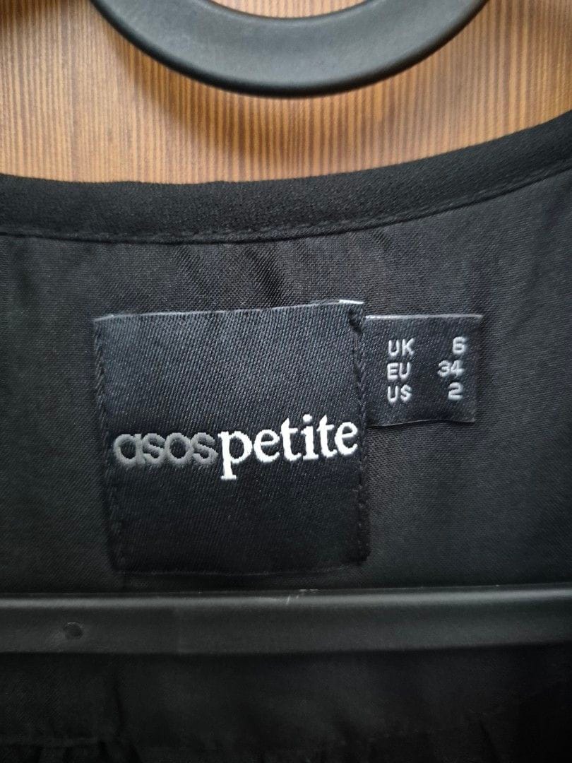 ASOS ASOS Petite Black Embroidered Dress - Size 2, Chic Vibes! - Photo 3