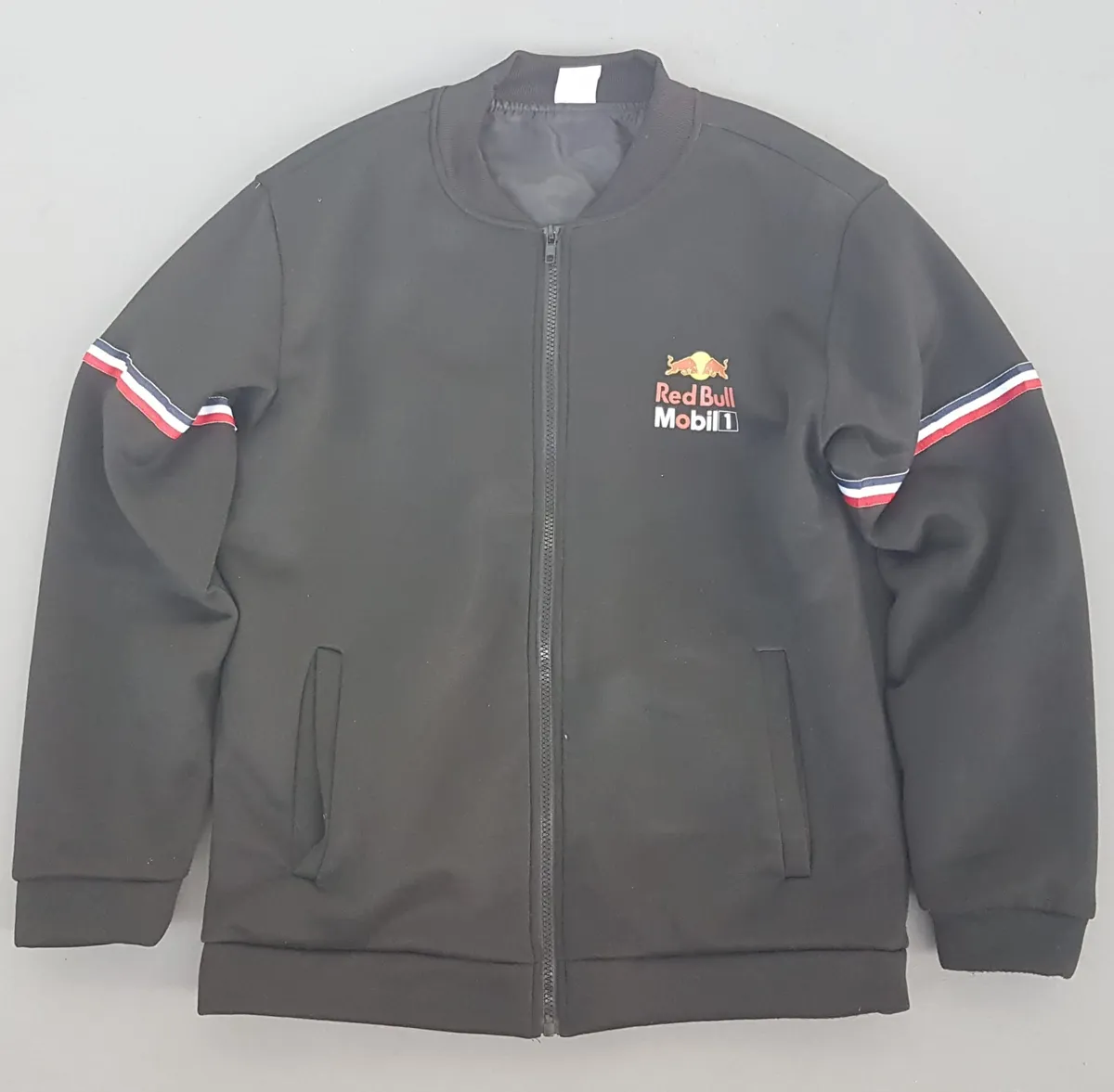 RED BULL Red Bull Racing Team Jacket, Red Bull Mobil 1 Logo, Cosmopolitan, Cool Black Top, F1 Tracksuit, Outerwear, Zipper Bomber Jacket, Cool Coat, Urban Style, Timeless Appeal, Sophistication, Streetwise, Pop Culture, Hip Hop, Celebrities, Cult Street Fashion - Photo 9