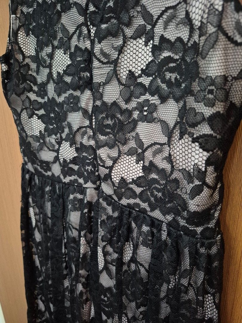 Mela loves London Chic Black Lace Dress - Mela Loves London (Size 8) - Photo 3