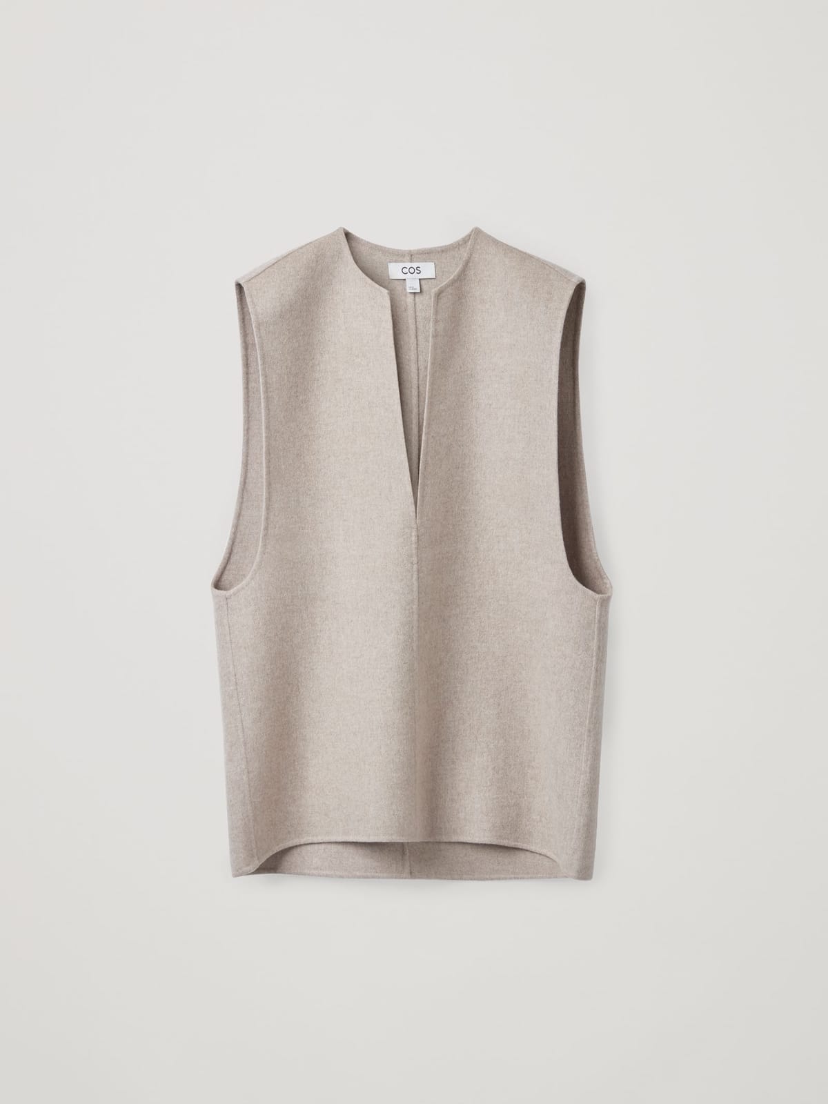 COS - Deep Vneck Sleeveless Top