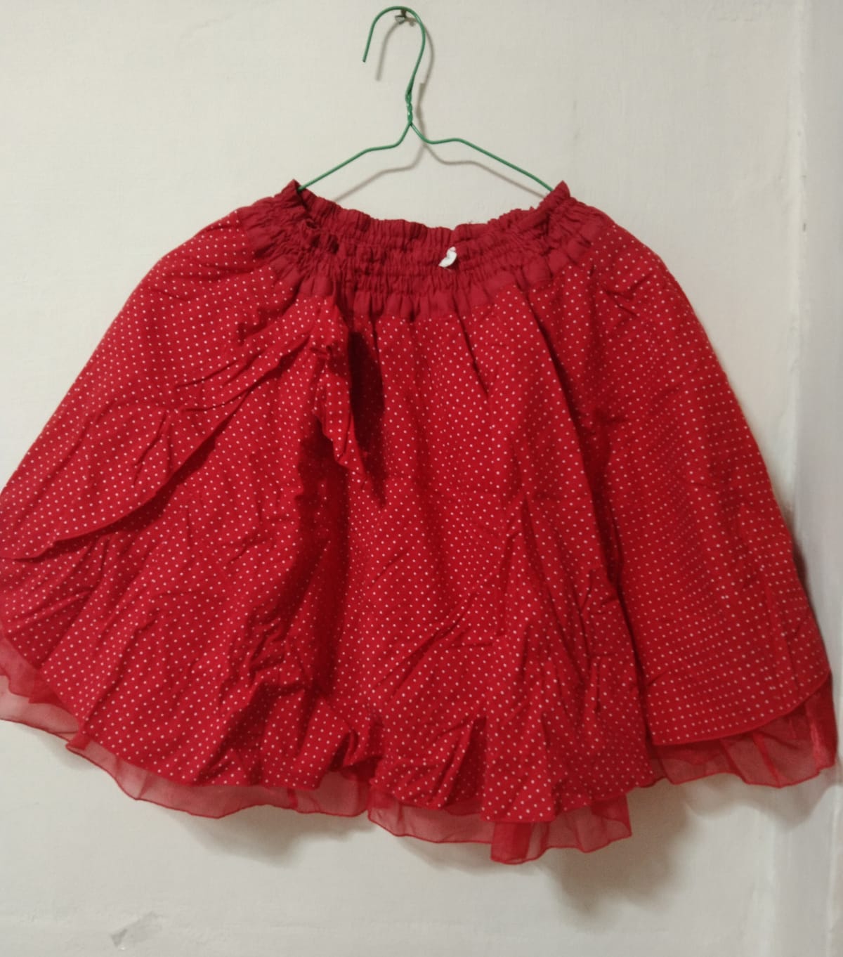 Playful Red Polka Dot Skirt