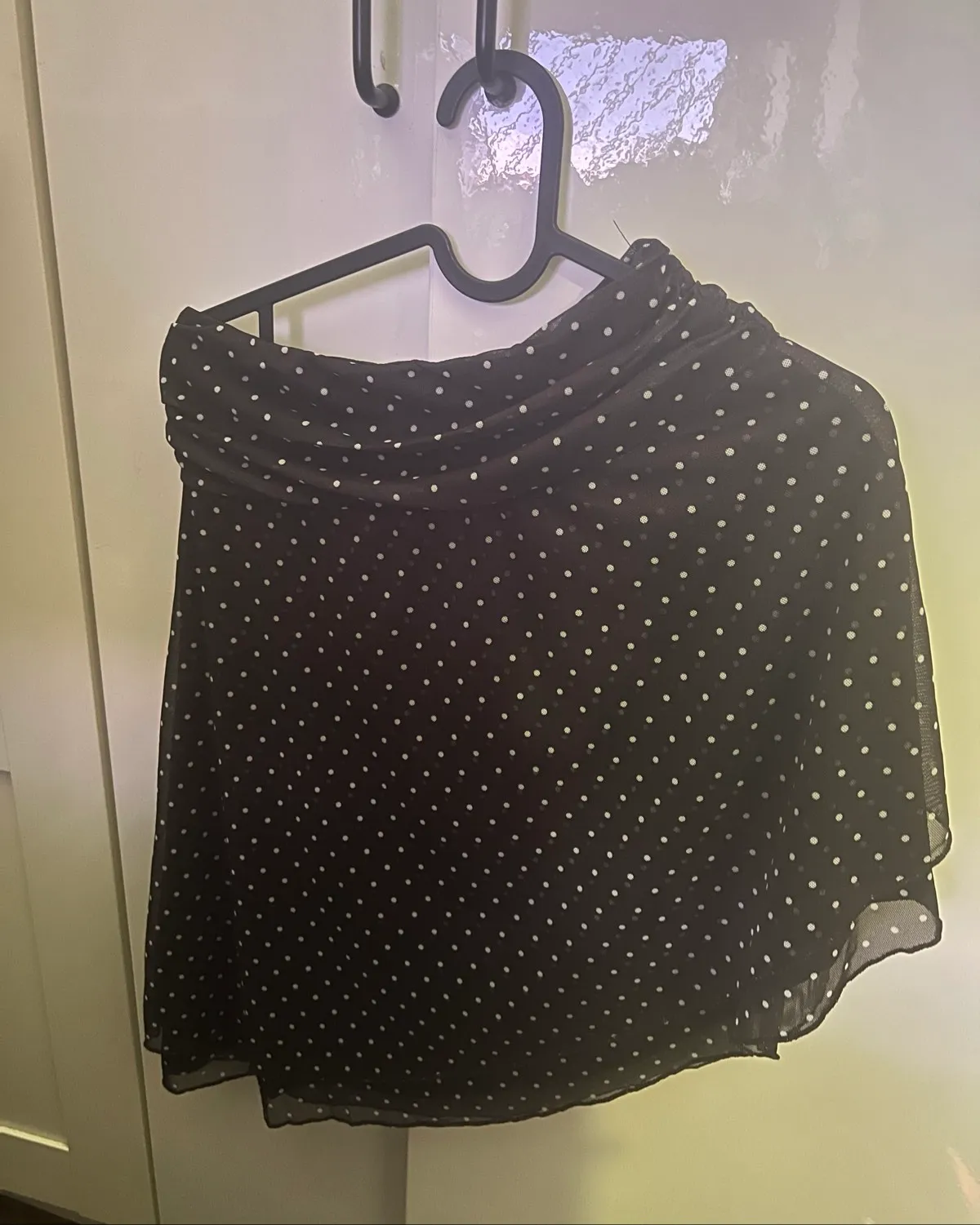 Polka Dot - Double layer mesh skirt