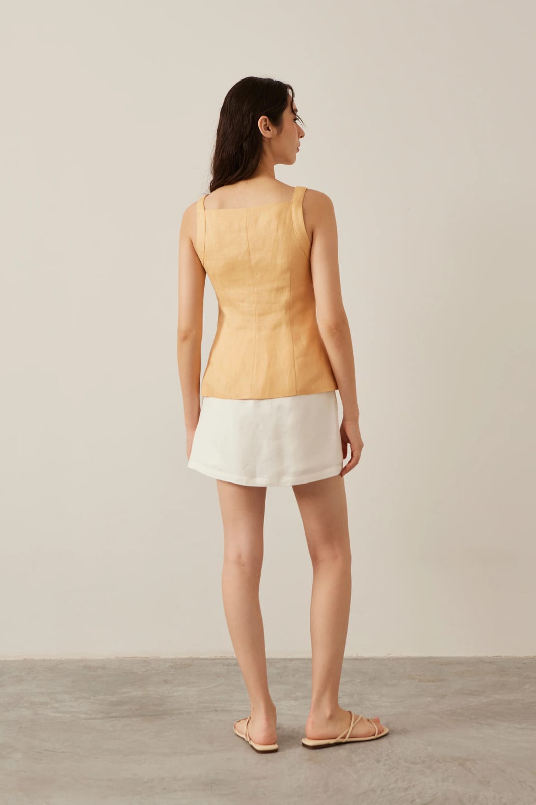 Our Second Nature Our Second Nature OSN Tailored Linen Vest - Photo 5