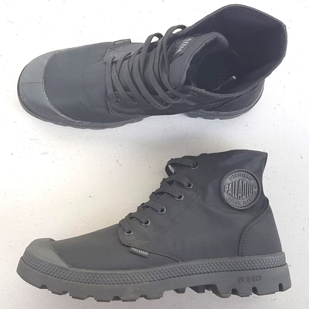 PALLADIUM Black Working Boots, Waterproof Plus, France, US 9, UK 8, EU 42, CM 27, LITE TECH, 6 inches Ankle High Shoes, Sleek Model, Sophistication, Timeless Appeal, Urban Style, Sporty, Outdoor Gear, Pop Culture, Cult Street Fashion, Luxury Lifestyle - Photo 6