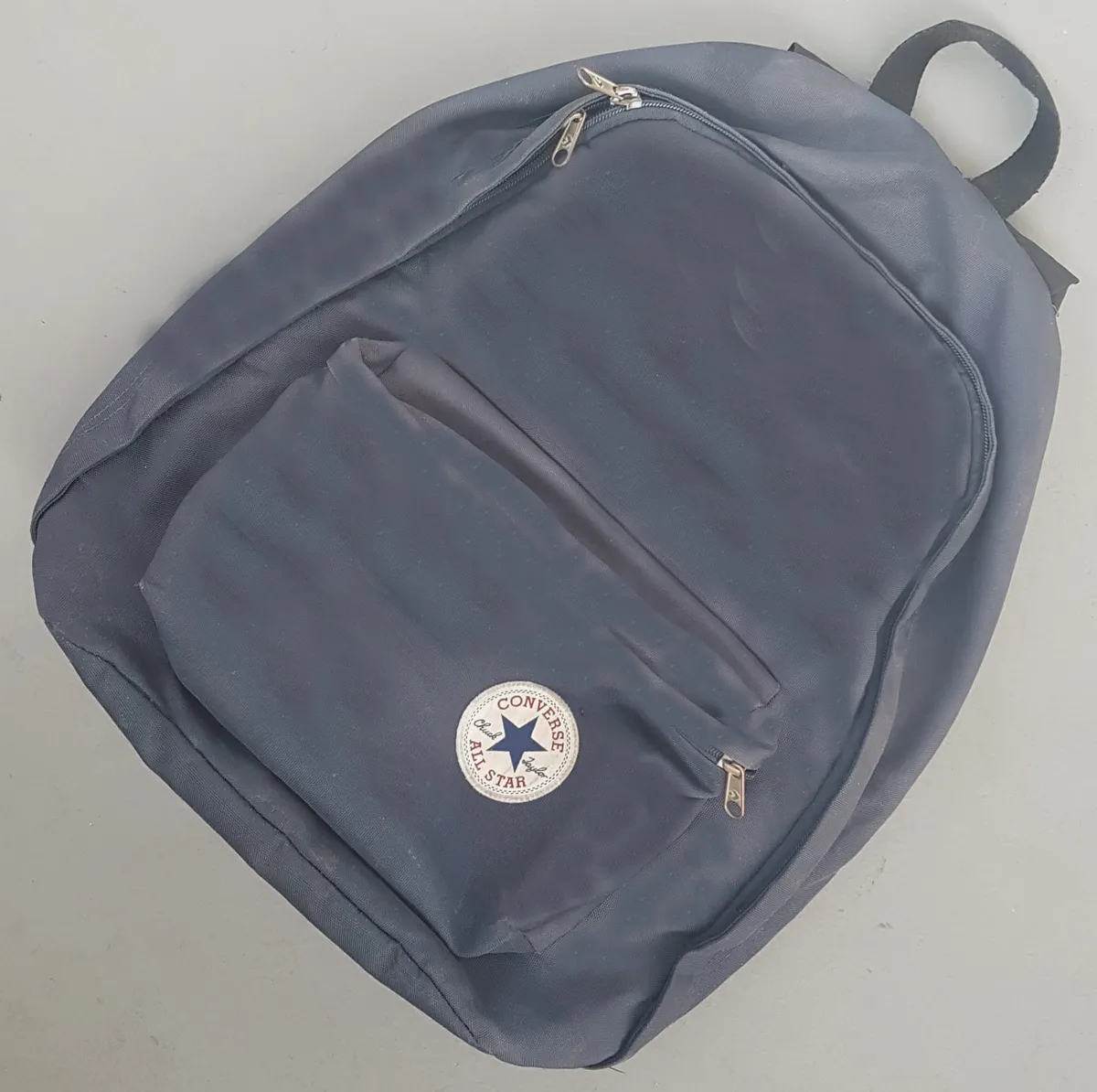 CONVERSE Classic CONVERSE Backpack, Navy Blue Haversack, All Star Circular Logo, Original CONVERSE Rucksack, Cosmopolitan, Urban Style, Sophistication, Travel Pack, Outdoor Gear, Backpacker, Streetwise, Pop Culture, Active Lifestyle - Photo 6