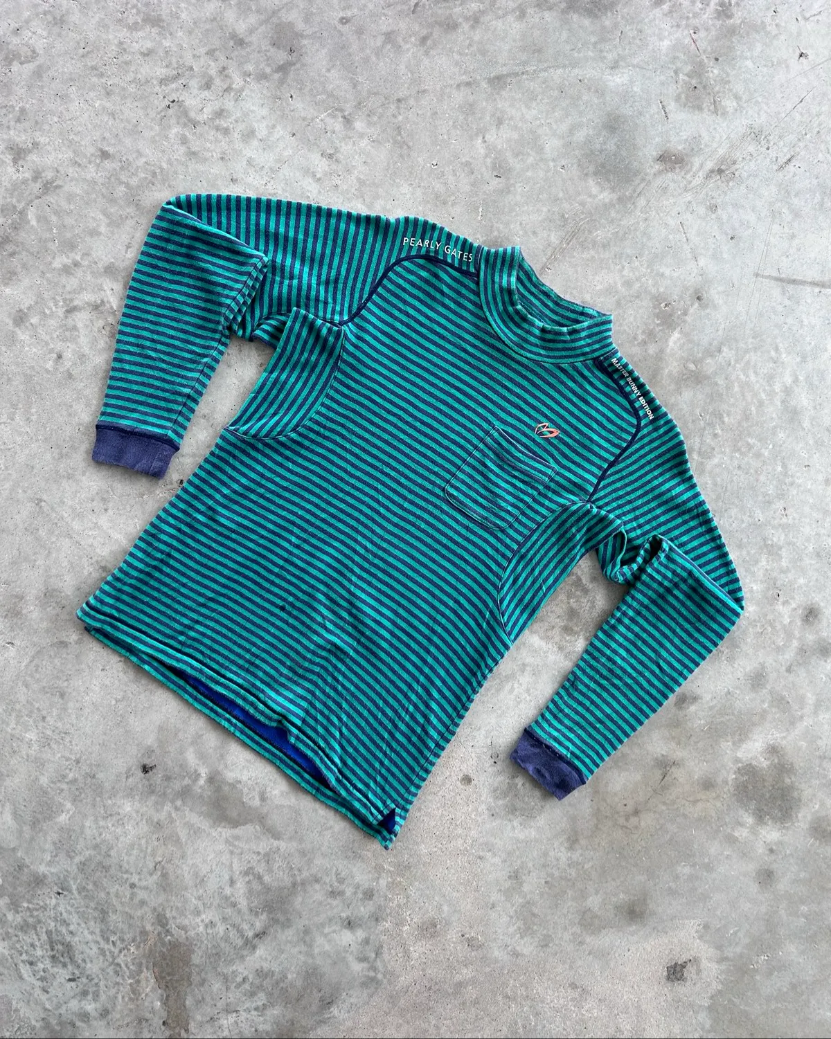 Striped Pearly Gates Long Sleeve Top